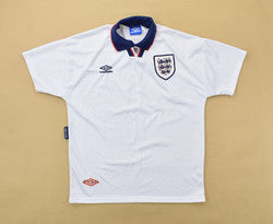 Maillot Angleterre Domicile Umbro 1993-95 Vintage Taille L