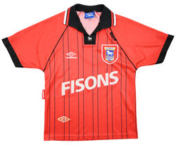 Maillot Ipswich Town Extérieur Umbro 1993-95 Vintage FISONS