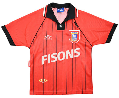Maillot Ipswich Town Extérieur Umbro 1993-95 Vintage FISONS