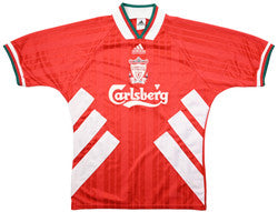 Maillot Liverpool Domicile Adidas 1993-95 Vintage Carlsberg L