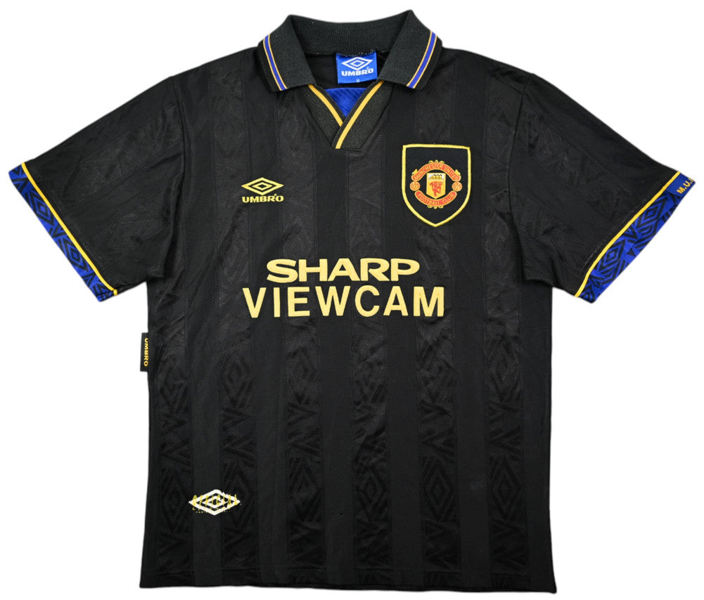 Maillot Manchester United Extérieur Umbro 1993-95 vintage Sharp