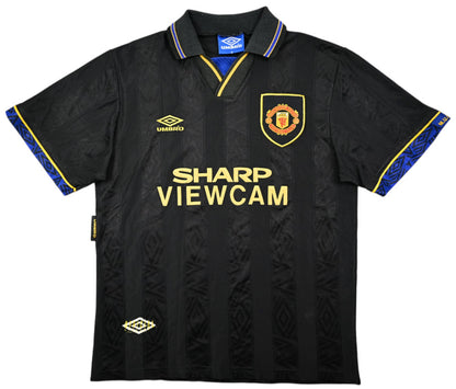 Maillot Manchester United Extérieur Umbro 1993-95 vintage Sharp