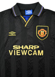 Maillot Manchester United Extérieur Umbro 1993-95 vintage Sharp
