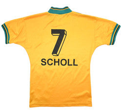 Maillot Bayern Munich Extérieur Adidas 1993-96 Scholl vintage