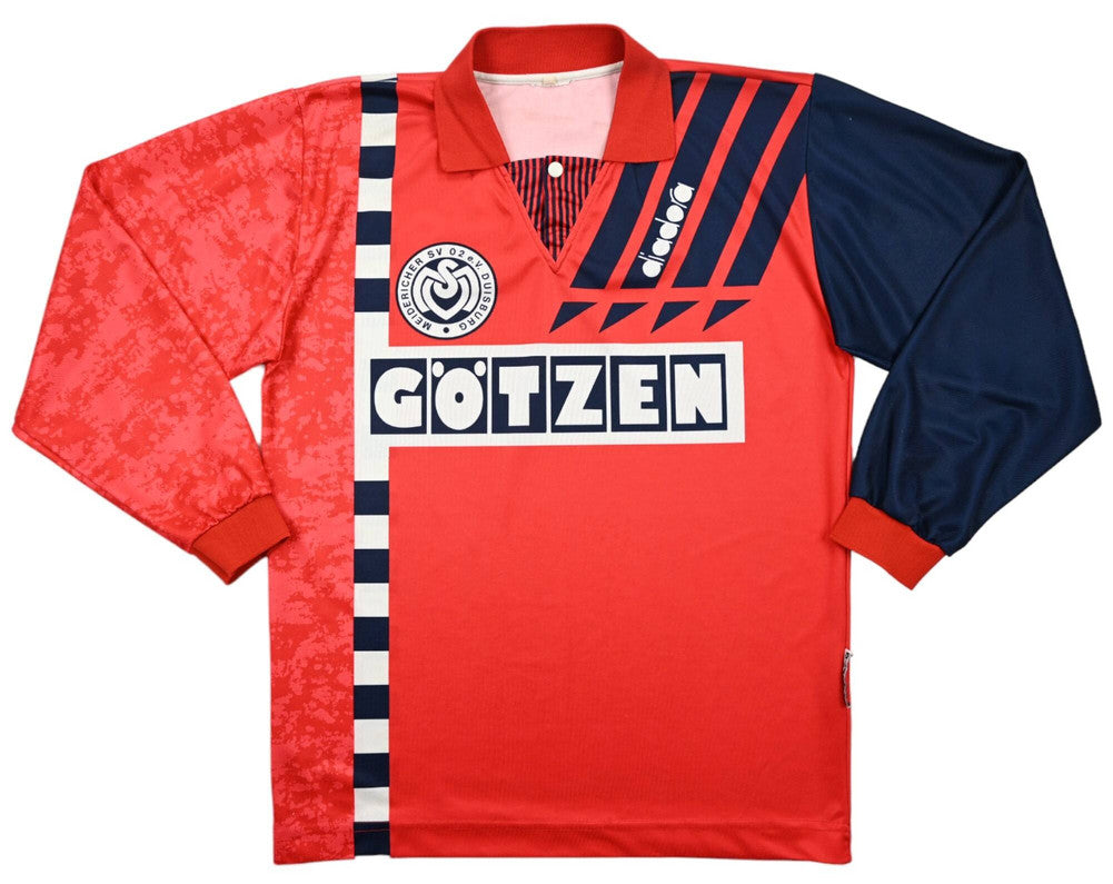 Maillot MSV Duisburg 1993-96 Domicile Diadora Vintage ML