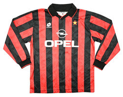 Maillot AC Milan 1994-95 Lotto Domicile #7 Manches Longues