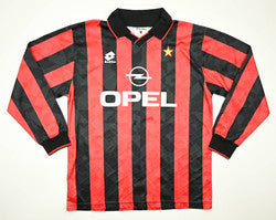 Maillot AC Milan 1994-95 Lotto Domicile #7 Manches Longues