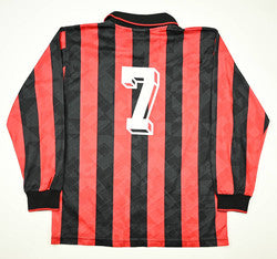 Maillot AC Milan 1994-95 Lotto Domicile #7 Manches Longues