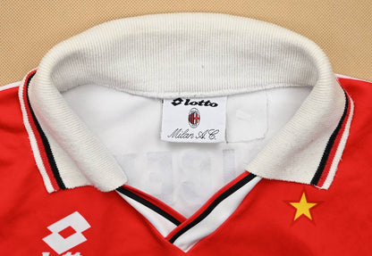 Maillot AC Milan 1994-95 Lotto Domicile Savicevic vintage