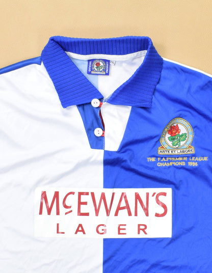 Maillot Blackburn Rovers 1994-95 Champion Premier League vintage