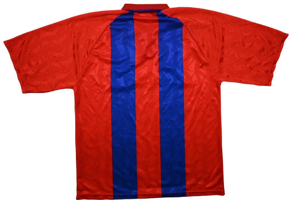 Maillot Crystal Palace 1994-95 Domicile Nutmeg TDK vintage