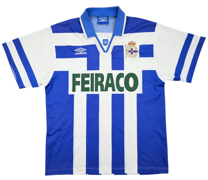 Maillot Deportivo La Coruña 1994-95 Umbro Domicile Vintage L