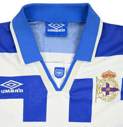 Maillot Deportivo La Coruña 1994-95 Umbro Domicile Vintage L