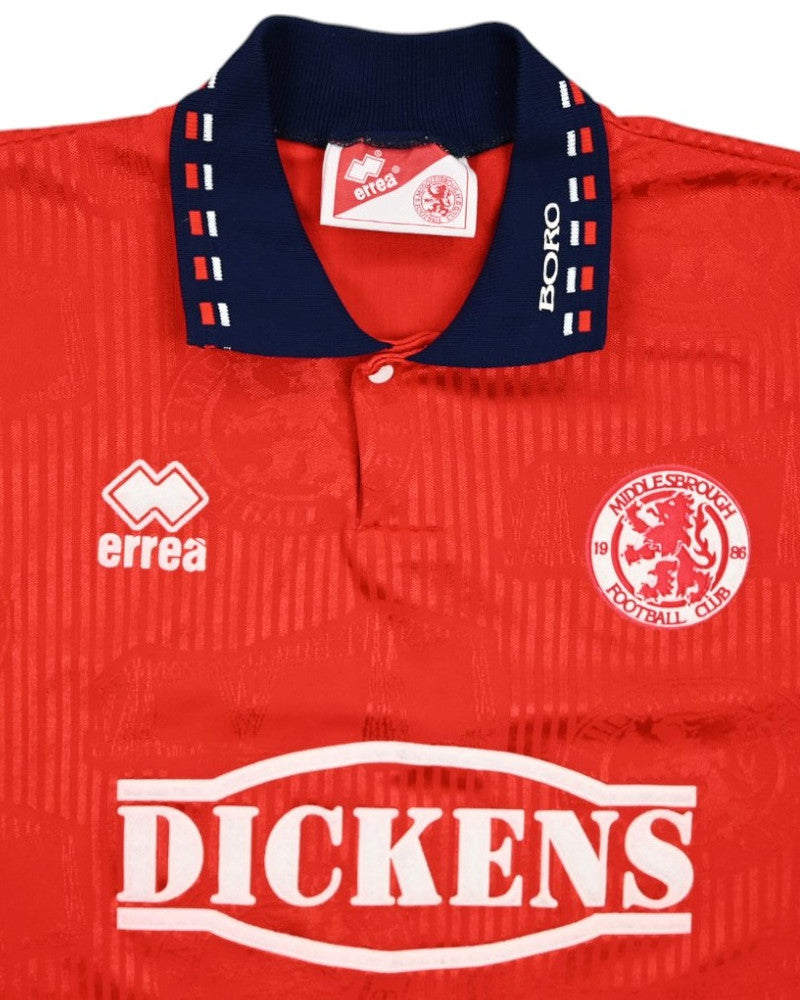 Maillot Middlesbrough Domicile 1994-95 Errea Vintage | Collector