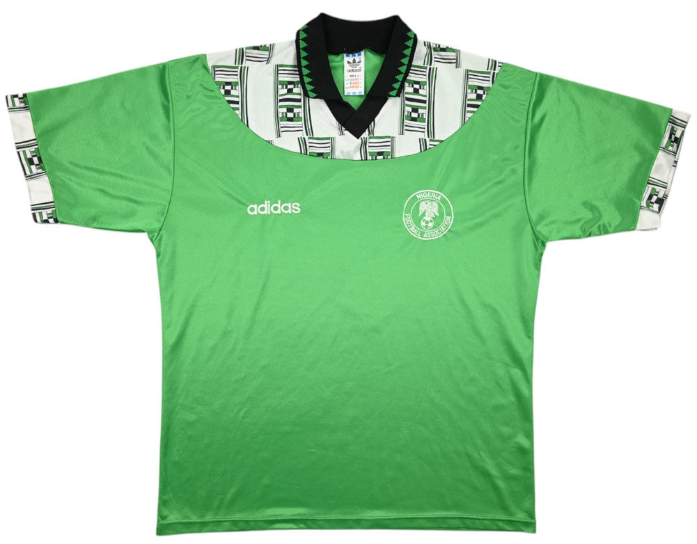 Maillot Nigeria 1994-95 Adidas Domicile Vintage XL Super Eagles