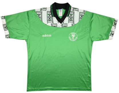Maillot Nigeria 1994-95 Adidas Domicile Vintage XL Super Eagles
