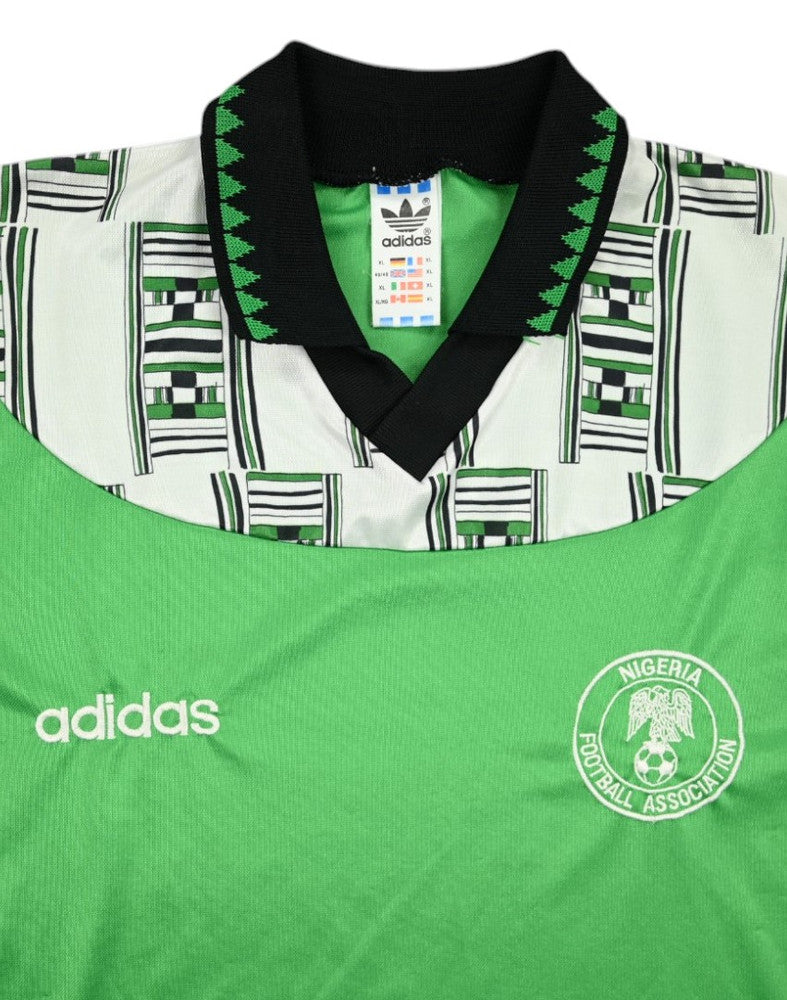 Maillot Nigeria 1994-95 Adidas Domicile Vintage XL Super Eagles