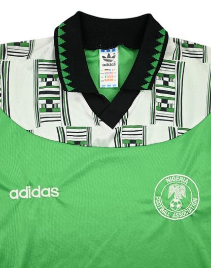 Maillot Nigeria 1994-95 Adidas Domicile Vintage XL Super Eagles