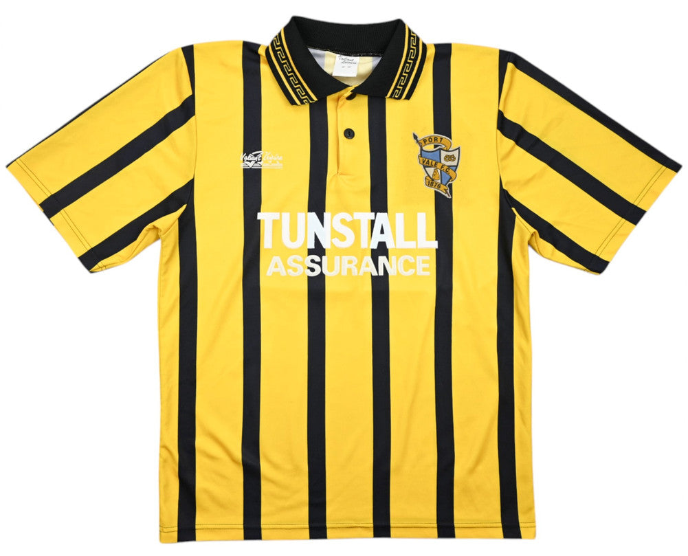 Maillot Port Vale Extérieur 1994-95 Valiant Leisure vintage collector