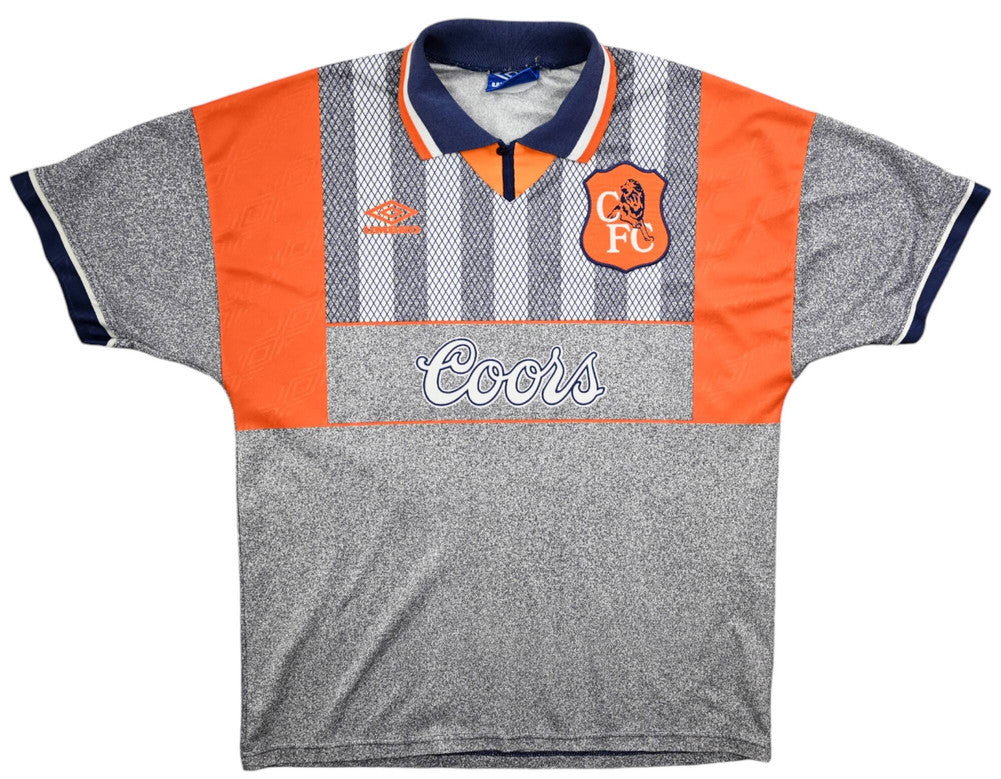 Maillot Chelsea Extérieur 1994-96 Umbro Coors Vintage 9/10