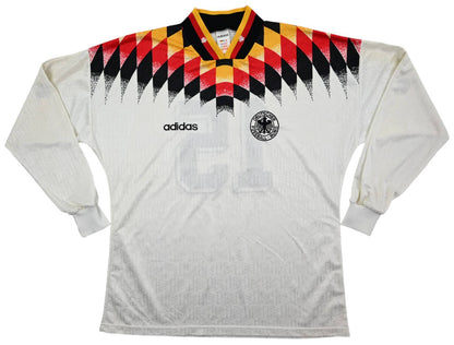 Maillot Allemagne Extérieur Adidas 1994-96 #15 Manches Longues