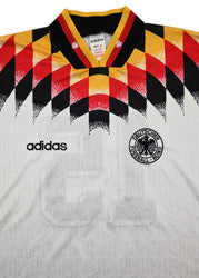 Maillot Allemagne Extérieur Adidas 1994-96 #15 Manches Longues