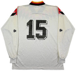 Maillot Allemagne Extérieur Adidas 1994-96 #15 Manches Longues