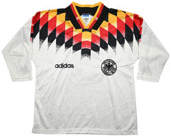 Maillot Allemagne Domicile Adidas 1994-96 Vintage Manches Longues