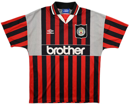 Maillot Manchester City Domicile Umbro 1994-96 Vintage DOYLE