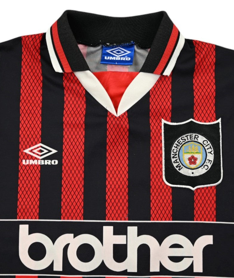 Maillot Manchester City Domicile Umbro 1994-96 Vintage DOYLE