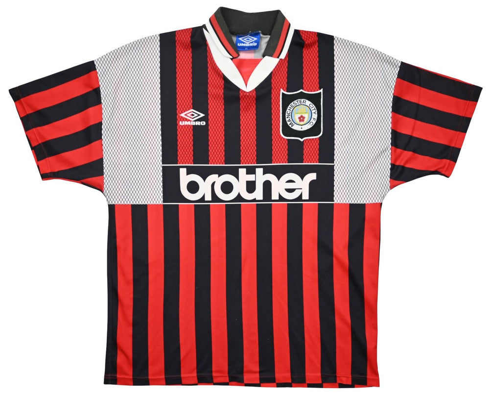 Maillot Manchester City Domicile Umbro 1994-96 vintage Brother