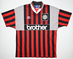 Maillot Manchester City Domicile Umbro 1994-96 vintage Brother
