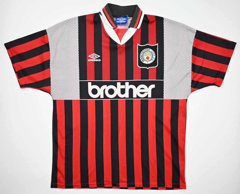 Maillot Manchester City Domicile Umbro 1994-96 vintage Brother