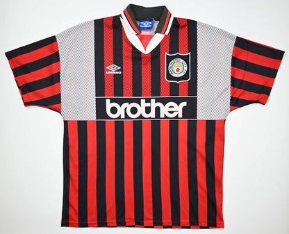 Maillot Manchester City Domicile Umbro 1994-96 vintage Brother