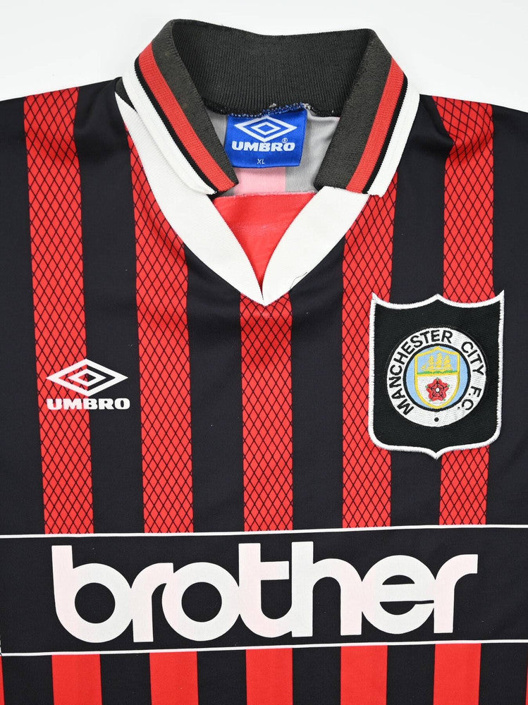 Maillot Manchester City Domicile Umbro 1994-96 vintage Brother