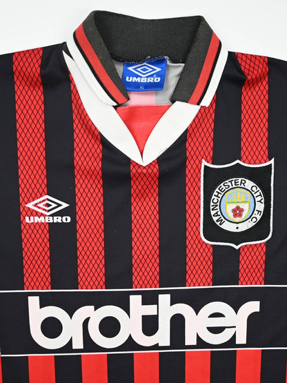 Maillot Manchester City Domicile Umbro 1994-96 vintage Brother