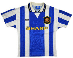 Maillot Manchester United 1994-96 Umbro Cole Domicile Vintage