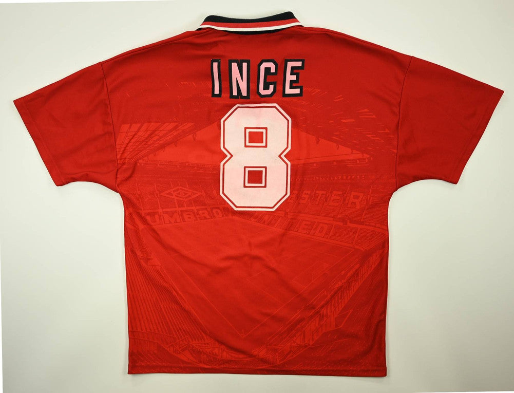Maillot Manchester United 1994-96 Umbro Ince domicile vintage
