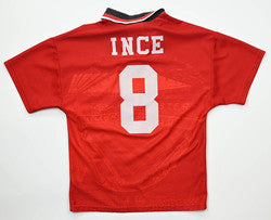 Maillot Manchester United 1994-96 Umbro Ince Domicile vintage