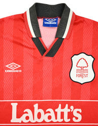Maillot Nottingham Forest 1994-96 Domicile Umbro Vintage L