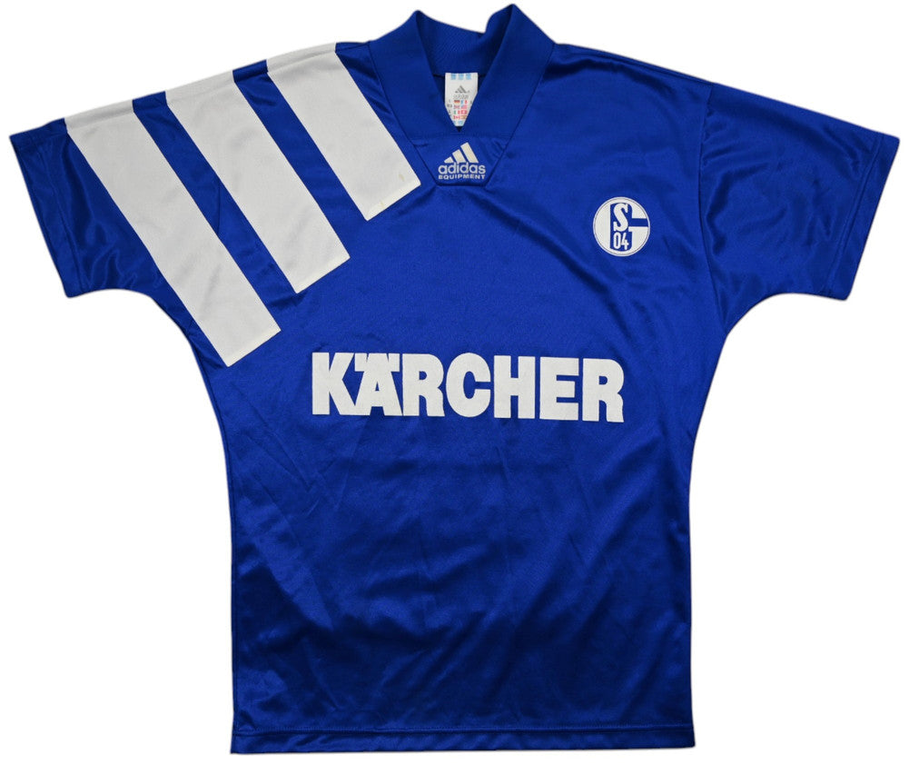 Maillot Schalke 04 1994-96 Adidas Domicile KUHN vintage