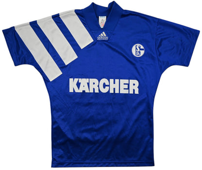Maillot Schalke 04 1994-96 Adidas Domicile KUHN vintage