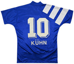 Maillot Schalke 04 1994-96 Adidas Domicile KUHN vintage