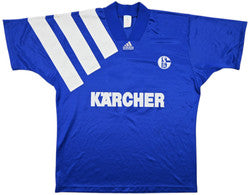 Maillot Schalke 04 Domicile Adidas 1994-96 Vintage Kärcher