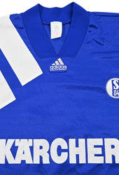 Maillot Schalke 04 Domicile Adidas 1994-96 Vintage Kärcher