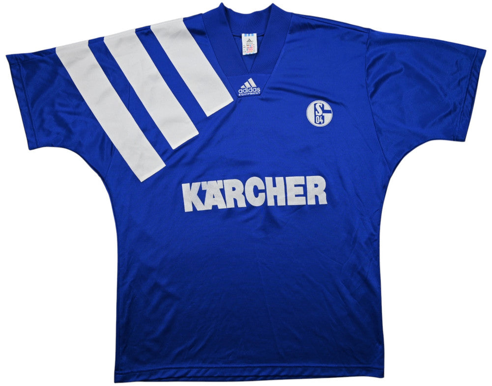 Maillot Schalke 04 Domicile Adidas 1994-96 Vintage KATCHER