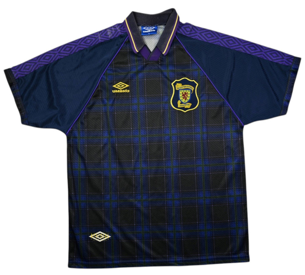 Maillot Écosse Extérieur Umbro 1994-96 Vintage XL - Collector