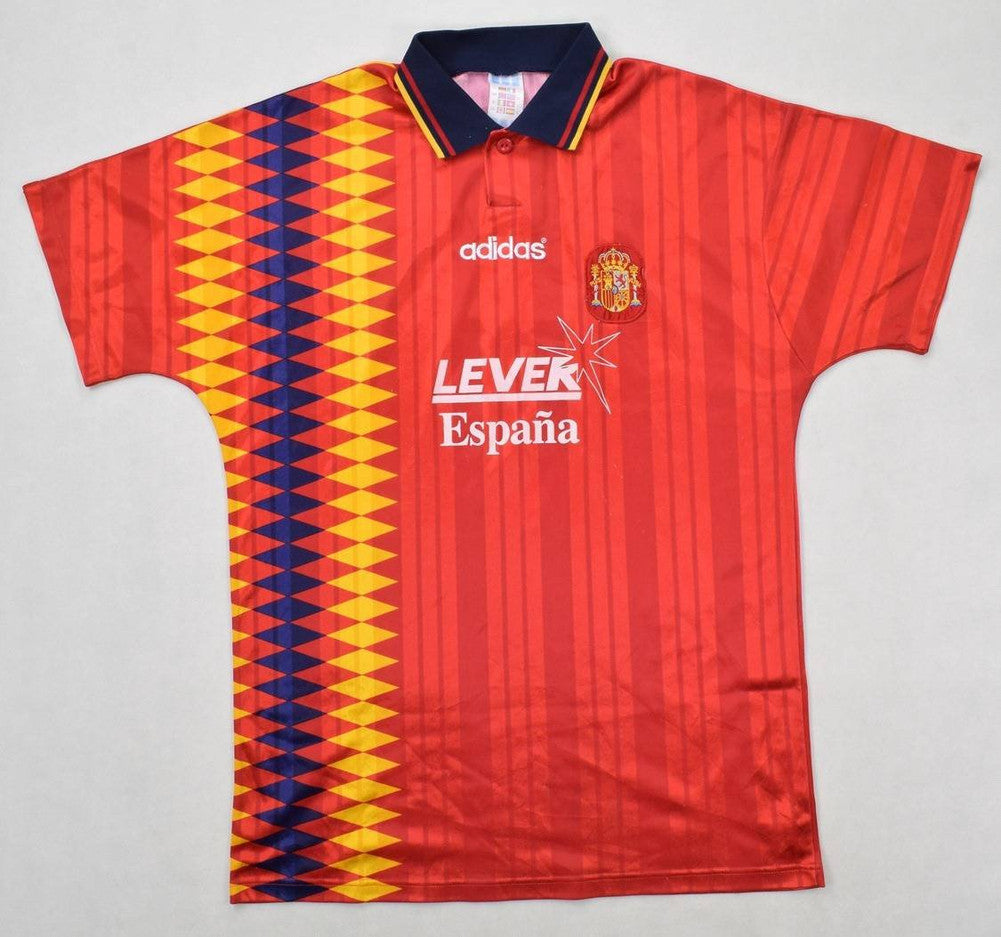 Maillot Espagne Domicile Adidas 1994-1996 Butragueño vintage