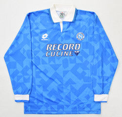 Maillot Napoli Domicile Lotto 1994-96 Vintage Manches Longues