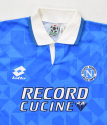 Maillot Napoli Domicile Lotto 1994-96 Vintage Manches Longues